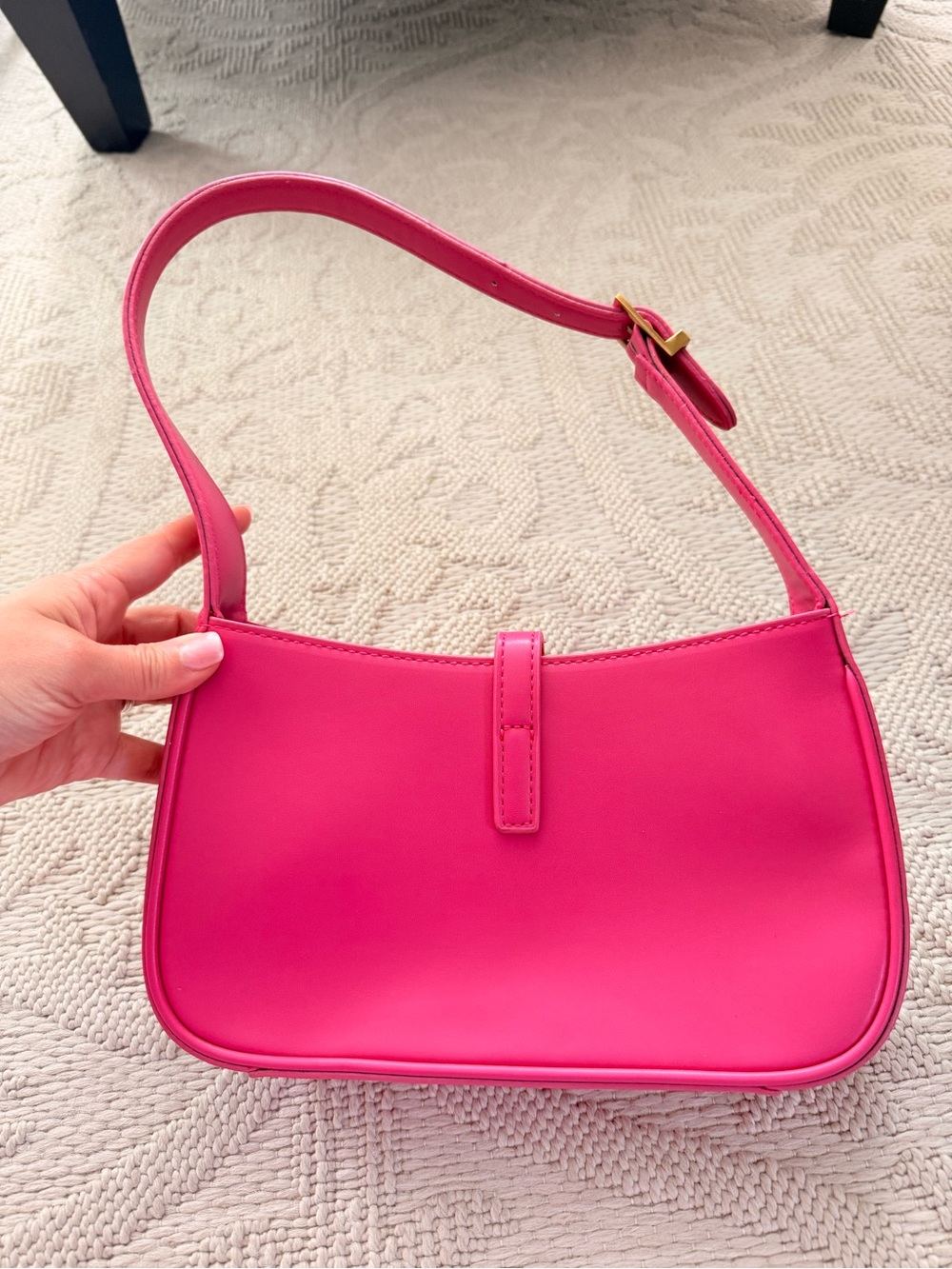 Hot Pink Shoulder Bag - Picture 3 of 4
